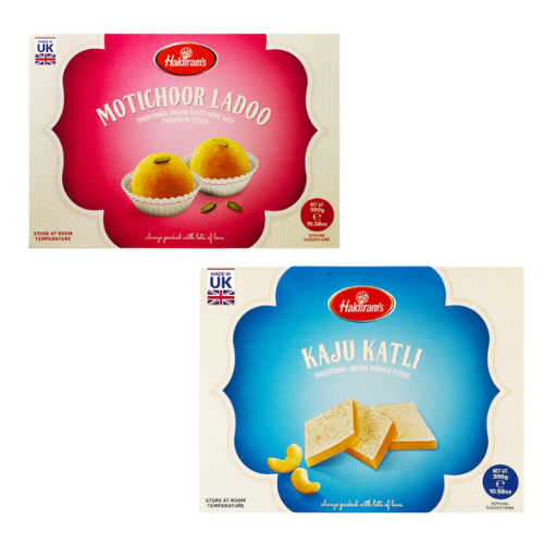 Haldiram's 2 in 1 Sweets Pack-I (Bundle of 2 x 300g)