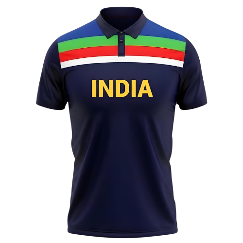 Free India 1992 Retro Cricket Fan Inspired Jersey - M (1pc)