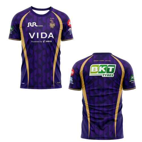 IPL 2026 Kolkata Knight Riders Fan Edition Replica Team Jersey - XS (1pc)