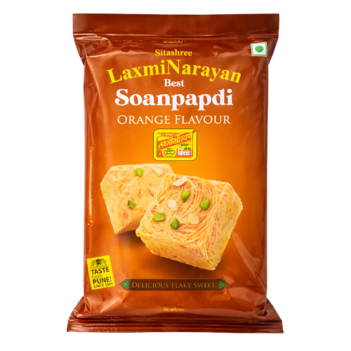LaxmiNarayan Soan Papdi Orange Flavour (200g)