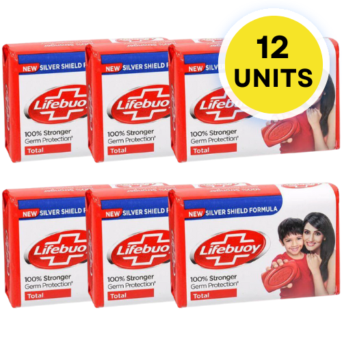Lifebuoy Total Soap (Bundle of 12 x 125g)