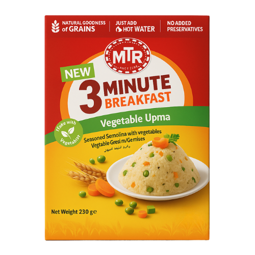MTR 3 Minute Vegetable Upma (230g) - Sale Item [BBD: 31 August 2026]