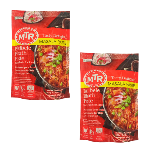 MTR Bisibele Bhath Paste (Bundle of 2 x 200g) - Sale Item [BBD: 31 December 2024]