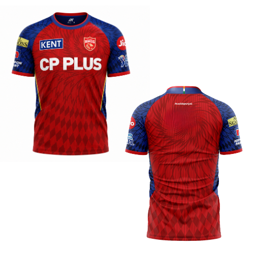 IPL 2026 Punjab Kings Fan Edition Replica Team Jersey - XS (1pc)