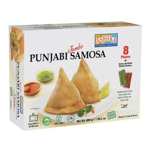 Ashoka Punjabi Samosa With Chutney (700g) - Frozen Item !!