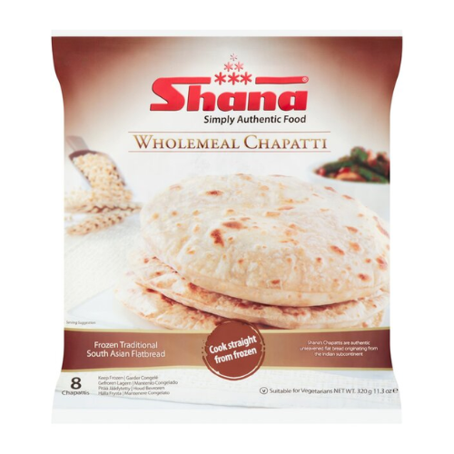 Shana whole meal Chapatti (320g) - Frozen Item !!