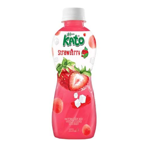 Kato Strawberry Juice Drink with Nata De Coco (320ml)
