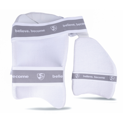 SG Combo Ace Protector cricket batting thigh pad (White) Junior Right Hand (1pc)