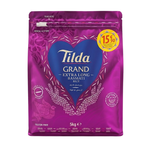 Tilda Grand Extra Long Basmati Rice (5kg)