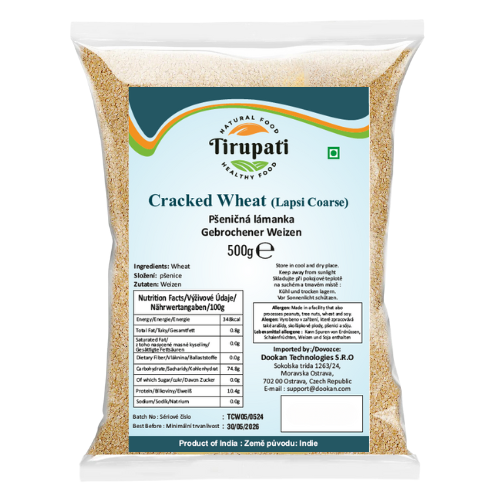 Tirupati Dalia Lapsi Coarse / Cracked Wheat (500g)