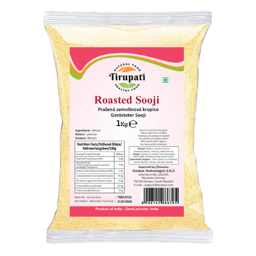 Tirupati Roasted Sooji / Suji (1Kg)