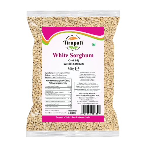 Tirupati Juwar / Juar / Sorghum Millet Whole (500g)