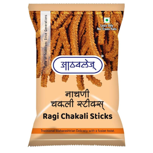 Athavale Ragi Chakali Sticks (200g)