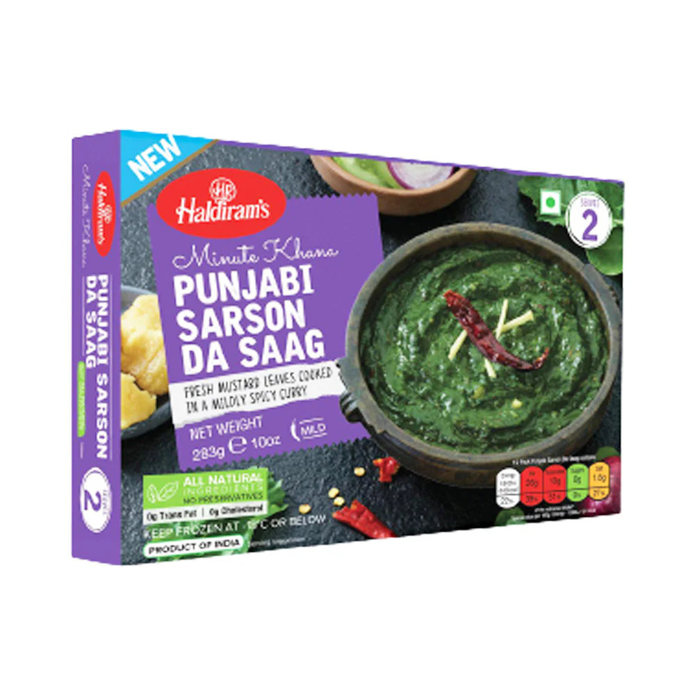 Haldiram's Punjabi Sarson Ka Saag (283g) - Frozen Item !!!