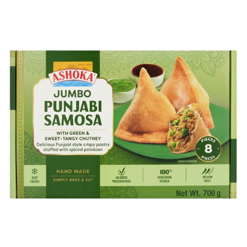 Ashoka Punjabi Samosa With Chutney (700g) - Frozen Item !!