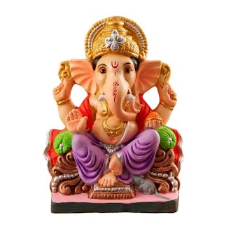 Traditional Eco Friendly Ganesha Idol 10 inch RG 1031 (1pc)